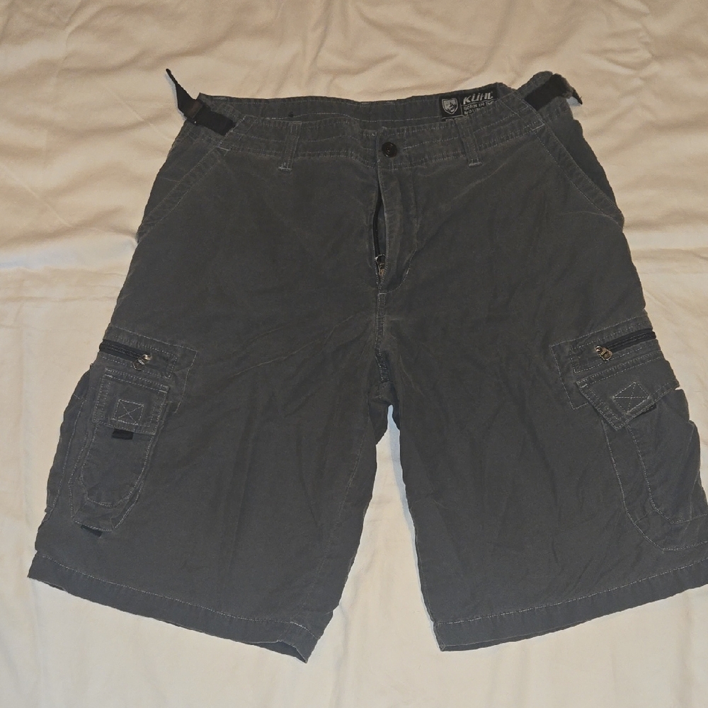 Kuhl Men's Dark Gray Cargo Shorts